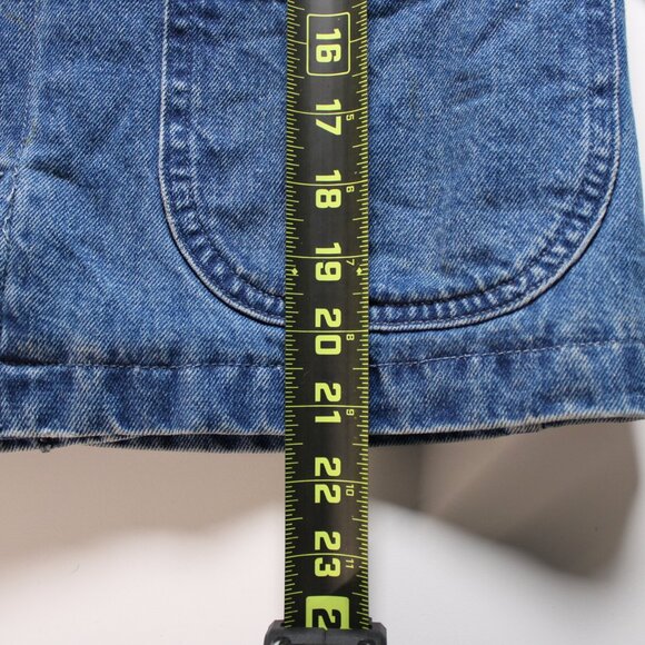 Older Brother Denim Jean Jacket Sherpa Fleece Lined Blue Trucker Coat Warm Cozy - Picture 8 of 12